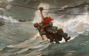 ライフライン 作： Winslow Homer